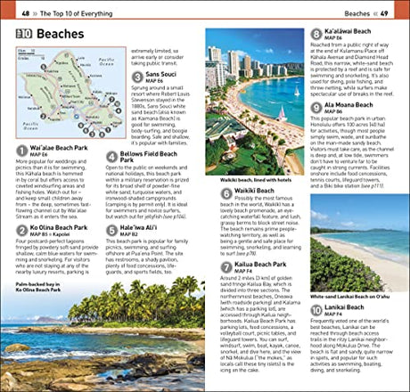 DK Eyewitness Top 10 Honolulu and O'ahu - Retail Maharaj