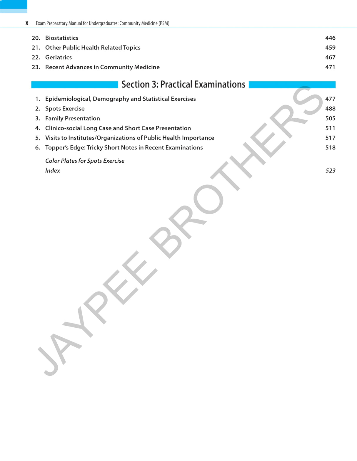 Exam Preparatory Manual for Undergraduates: Community Medicine (PSM) - Retail Maharaj