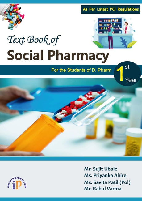Text Book of Social Pharmacy for the Students of D. Pharm 1st Year - Retail Maharaj