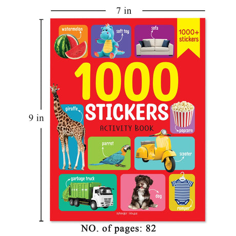 My First 1000 Stickers Activity Book - Retail Maharaj