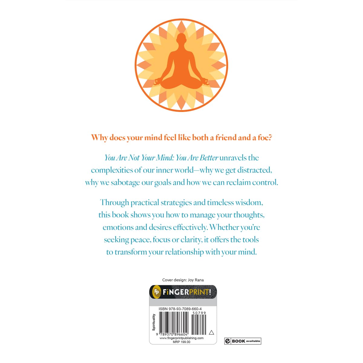 You are not Your Mind: You are Better by Chaitanya Charan - Retail Maharaj