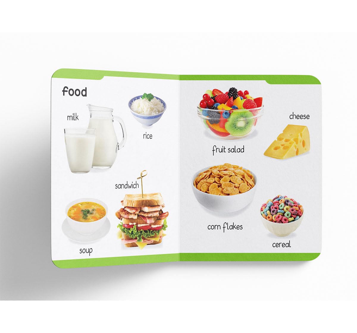 My First Padded Book of Food: Early Learning Board Book for Kids | Learn About Fruits, Vegetables, Meals & Snacks with Bright, Engaging Pictures | Durable Padded Board Book for Babies, Toddlers & Preschoolers | Ages 0–5 Years - Retail Maharaj