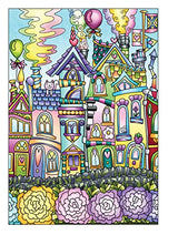 Creative Haven Whimsical Houses Coloring Book - Retail Maharaj