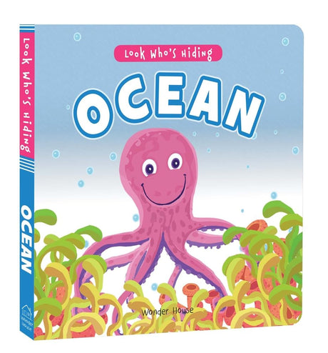 Look Who's Hiding - Ocean : Pull The Tab Novelty Books For Children - Retail Maharaj