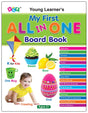 My First All in One Board Book (English): Picture Board Book for Kids | Vibrant and Eye-Catchy Pictures to Fascinate Young Ones | Early Learning Books For Babies, Toddlers & Preschool Kids | Learn Alphabet, Wild Animals, Birds, Nursery Rhymes & More | Age - Retail Maharaj