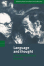 Language and Thought: Interdisciplinary Themes - Retail Maharaj