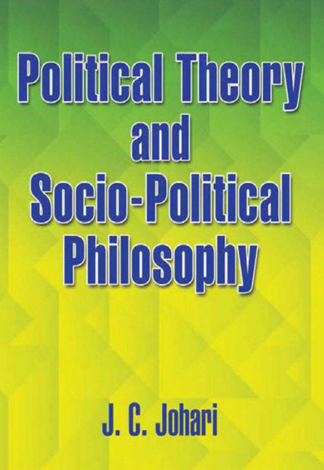 Political Theory and Socio-Political Philosophy - Retail Maharaj