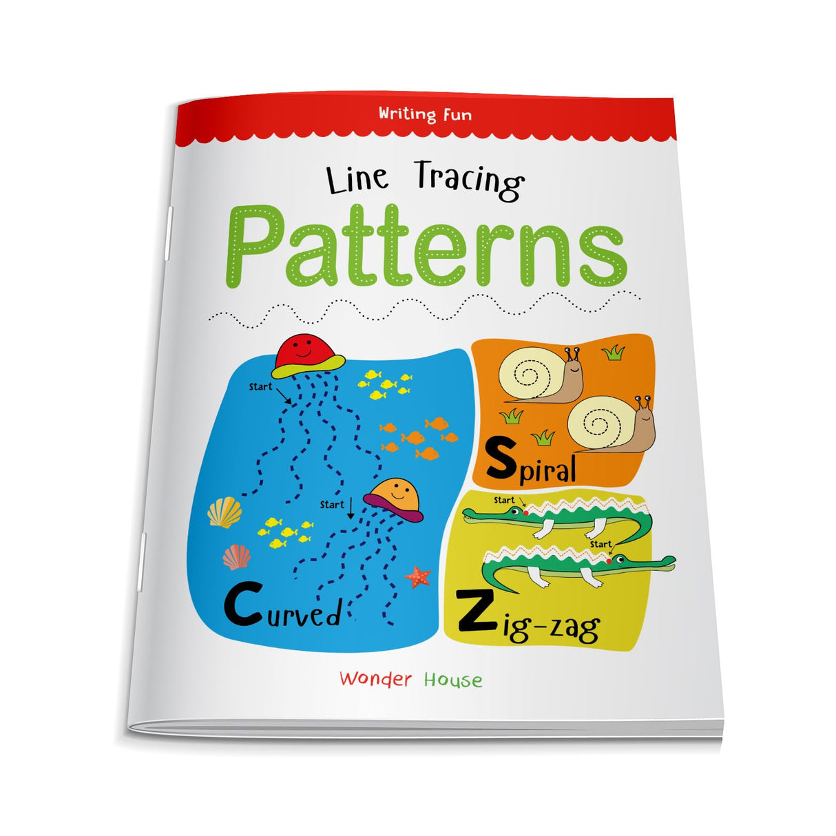 Line Tracing Patterns – Practice Drawing and Tracing Lines and Shapes: Pre-Writing Skills Workbook for Kids with Fun Patterns and Activities | Develop Fine Motor Control and Hand-Eye Coordination | Ages 3–5 Years (Writing Fun Series) | Hours of Learning t - Retail Maharaj