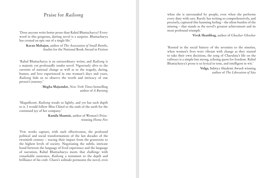 Railsong: The long-awaited novel from the Hindu and the Ondaatje Prize winner - Retail Maharaj