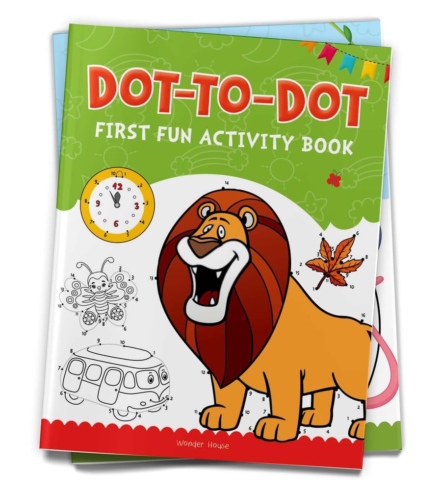 Dot to Dot: First Fun Activity Book for Kids | Beginner Connect-the-Dots Puzzles | Ages 4–7 | 2+ Hours of Creative Play - Retail Maharaj