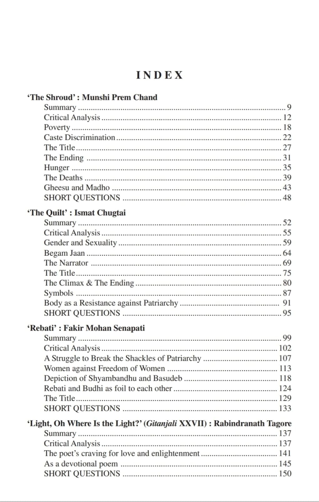 Indian Writing in English-II (Translation) ENG-H-DSC-16 (Major Course), Semester 7 (English Version)