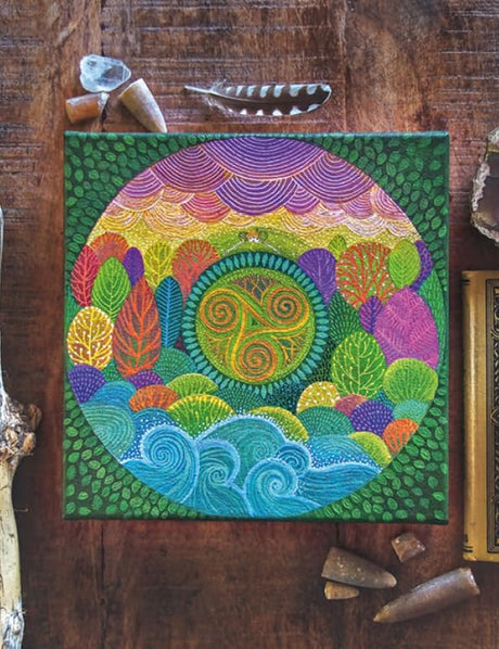 Sacred Art: Create your own spiritual and mandala art with easy acrylic painting techniques - Retail Maharaj