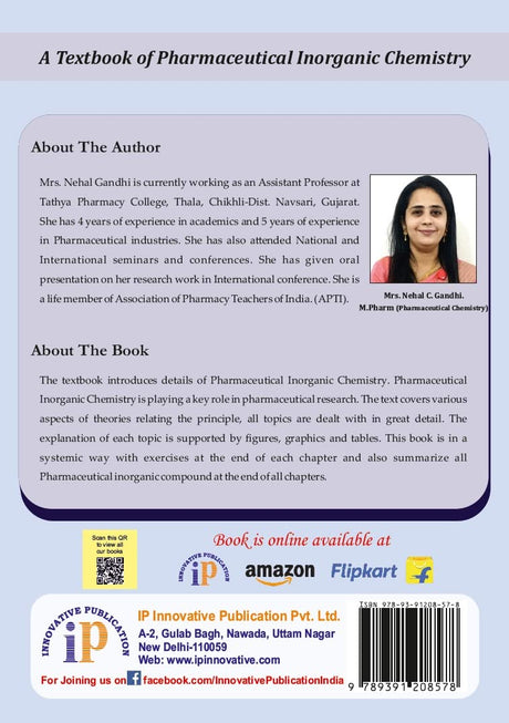 A Textbook of Pharmaceutical Inorganic Chemistry- For First Year B. Pharm Semester - I (As Per PCI Regulations) - Retail Maharaj