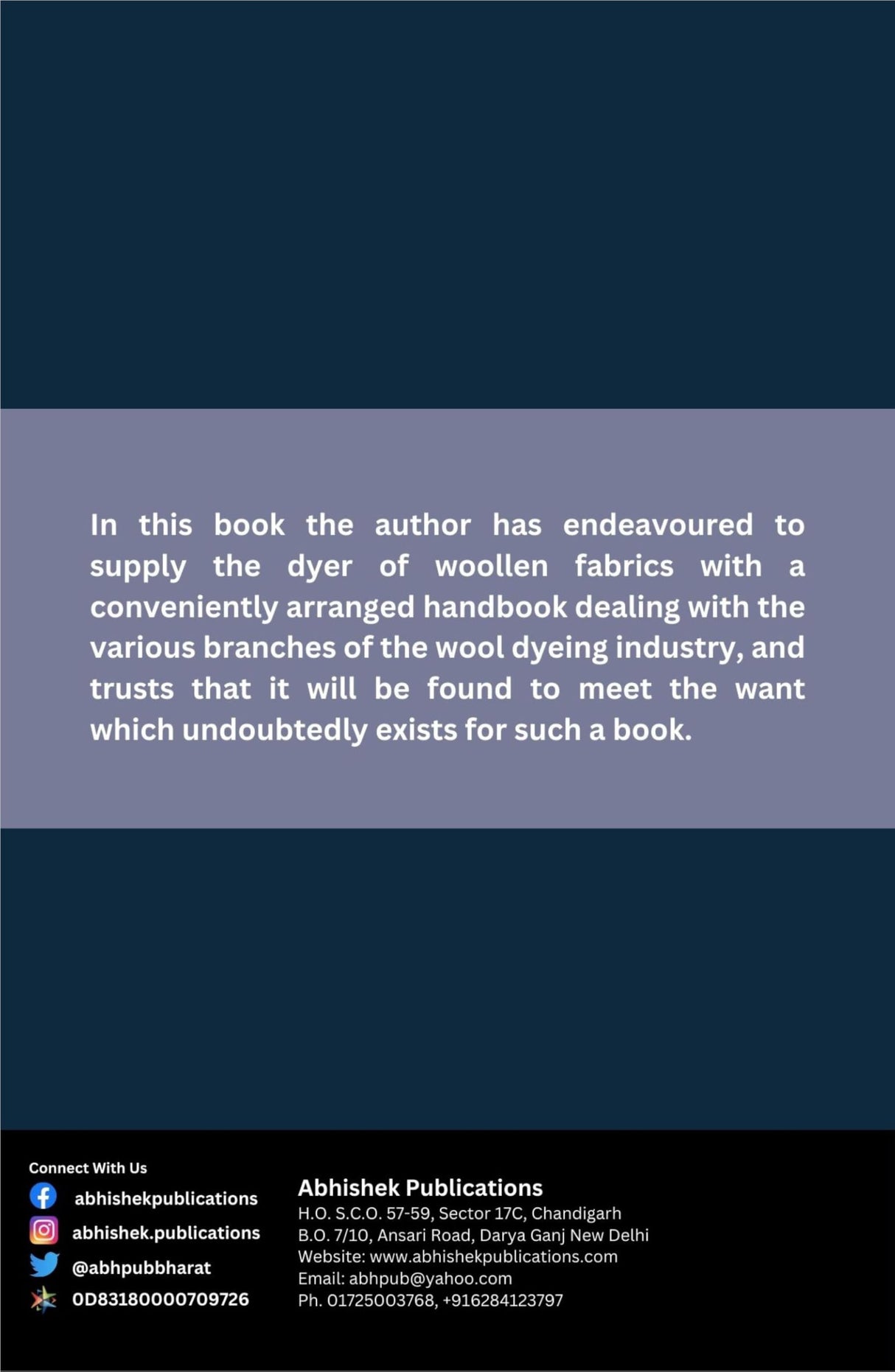 The Dyeing of Woollen Fabrics - Retail Maharaj