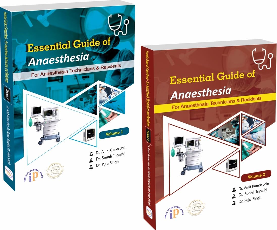 Essential Guide of Anaesthesia - For Anaesthesia Technicians and Residents (Set of 2 Volumes) - Retail Maharaj