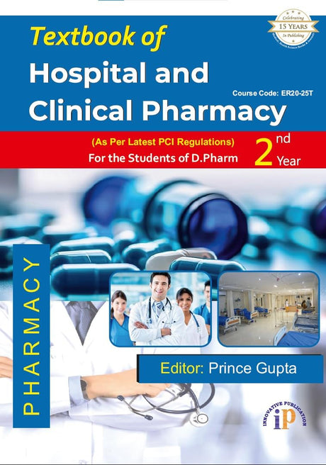 Textbook of Hospital and Clinical Pharmacy for the Students of D.Pharm 2nd Year - Retail Maharaj