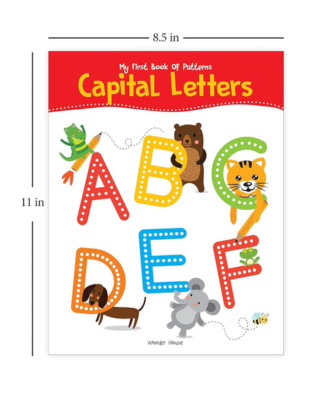 My First Book of Patterns: Capital Letters – Write and Practice Line Patterns and Capital Letters A to Z | Pre-Writing and Alphabet Tracing Workbook for Kids Ages 3–5 | 2+ Hours of Early Writing Fun - Retail Maharaj