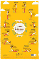 Surya Namaskar - My First Early Learning Wall Chart (19 Inches X 29 Inches) - Retail Maharaj