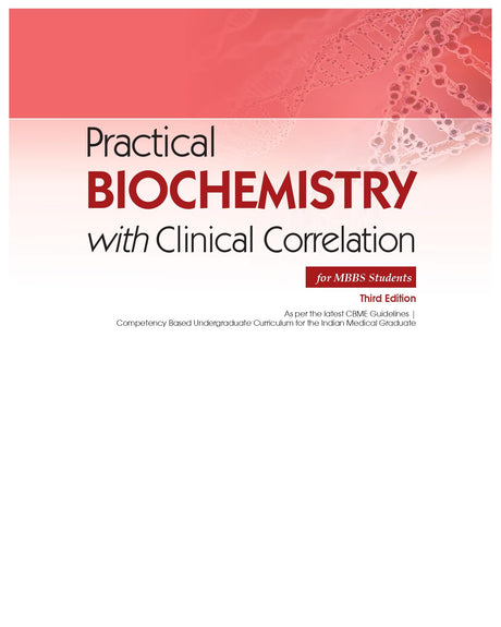 Practical Biochemistry With Clinical Correlation For Mbbs Students 3Ed (Pb 2025) - Retail Maharaj