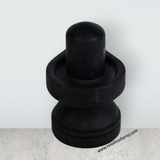 Shiv Ling Murti - 6 x 5.5 Inches | Soft Stone Shiva Lingam Idol/ Shivling Statue For Pooja - Retail Maharaj