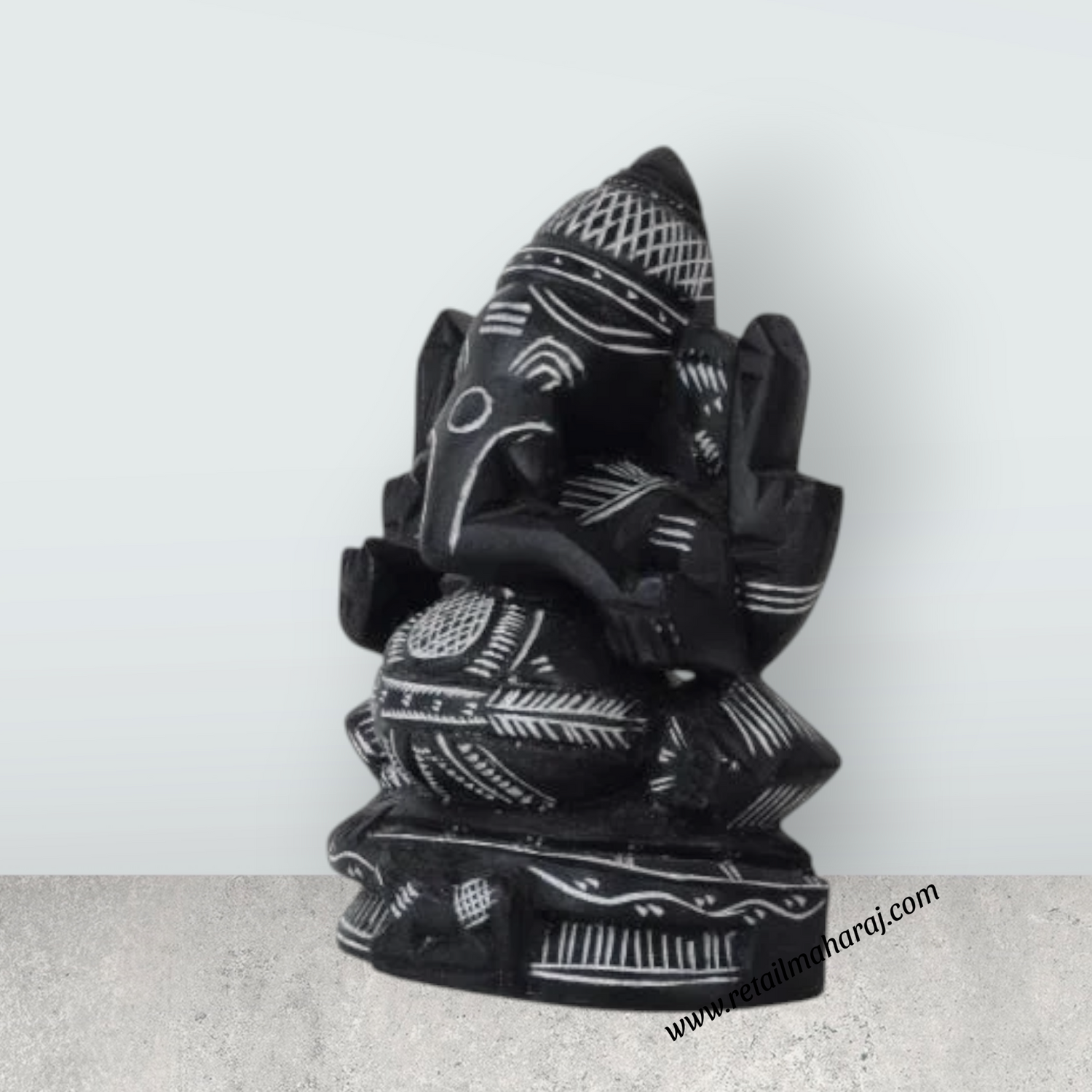 Ganesh Murti | Ganapati Murti/ Soft Stone Vinayagar Statue for Pooja - Retail Maharaj