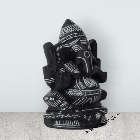 Ganesh Murti | Ganapati Murti/ Soft Stone Vinayagar Statue for Pooja - Retail Maharaj