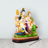 Shiv Family Murti - 6 x 5 Inches | Resin Idol/ Shiv Parivar Murti for Pooja