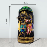 Radha Krishna Murti - 15 x 7 Inches | Resin Statue/ Standing Radha Krishna Idol For Festive Decoration And Gifting Purpose - Retail Maharaj