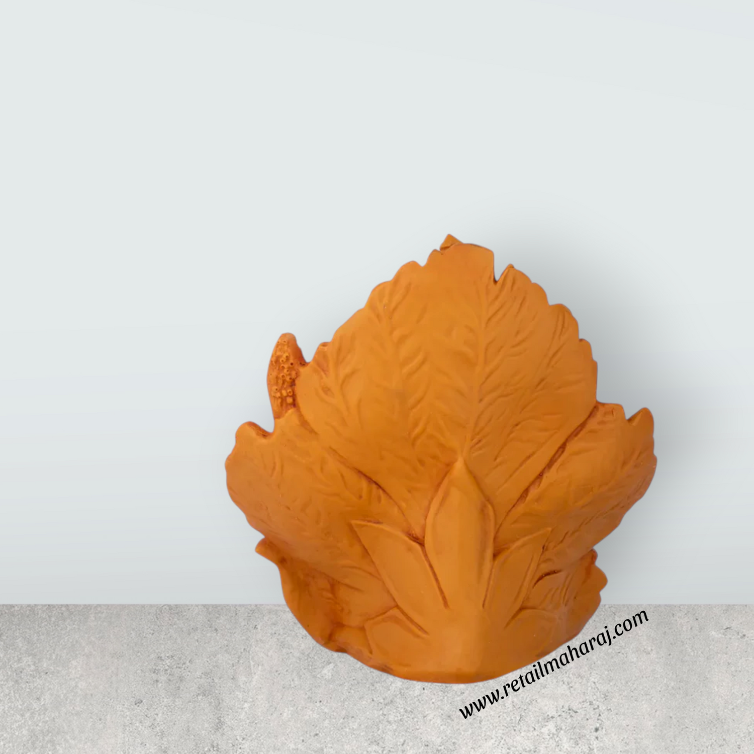 Ganesh Statue - 7 x 4 Inches | Wooden Polish Statue/ Vinayaka Idol / Ganesh Idol for Pooja - Retail Maharaj