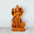Mayil Murugan - 7 x 4 Inches | Marble Dust Statue/ Wooden Polish Peacock Murugar for Pooja - Retail Maharaj