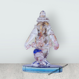 Ganesha Murti Statue - 2.25 x 1.75 Inches | Glass Ganesh Statue/ Vinayaka Idol for Pooja