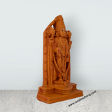 Balaji Murti - 9 x 4.5 Inches | Wooden Polish Balaji Statue/ Balaji Idol for Pooja - Retail Maharaj
