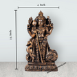 Murugan Statue With Peacock - 7.5 x 4 Inches | Resin Murugan Murti/Copper Polish Standing Murugan Silai for Pooja - Retail Maharaj