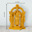 Murugan Statue With Arch - 8.75 x 5.75 Inches | Resin Kartikeya Statue/ Gold Polish Murugan Idol for Worship - Retail Maharaj