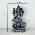 Murugan Statue With Peacock - 7.5 x 4 Inches | Resin Murugan Murti/ Antique Silver Polish Murugan Silai for Home - Retail Maharaj