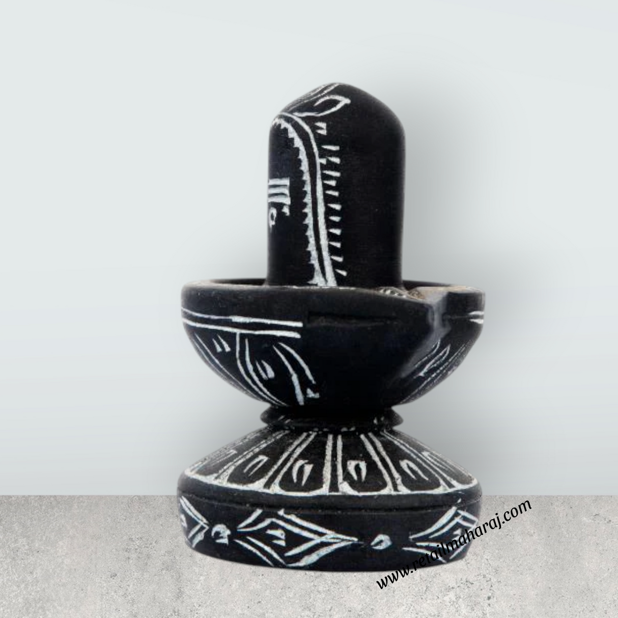 Sivalingam | Soft Stone Idol/ Shiva Lingam Statue/ Mahadev Shivling for Pooja - Retail Maharaj