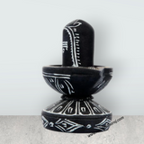Sivalingam | Soft Stone Idol/ Shiva Lingam Statue/ Mahadev Shivling for Pooja - Retail Maharaj
