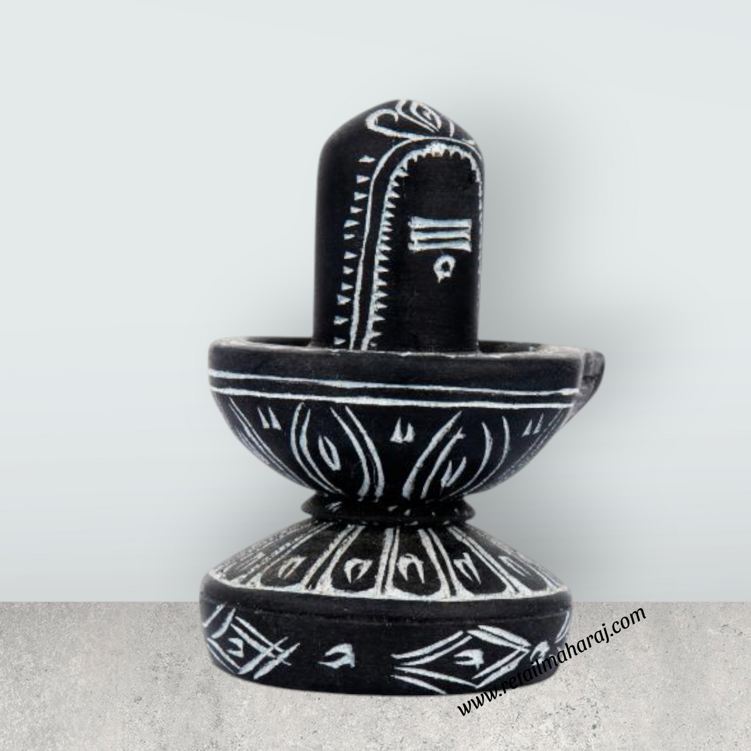 Sivalingam | Soft Stone Idol/ Shiva Lingam Statue/ Mahadev Shivling for Pooja - Retail Maharaj