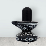 Sivalingam | Soft Stone Idol/ Shiva Lingam Statue/ Mahadev Shivling for Pooja - Retail Maharaj