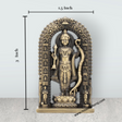 Ayodhya Rama Idol - 3 x 1.5 Inches | Zinc Statue/ Antique Polish Ayodhya Ramar Statue for Pooja - Retail Maharaj
