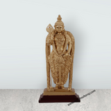 Murugan Statue - 6 x 3 Inches | Standing Murugan Idol/ Resin & Gold Polish Murugan Silai for Pooja - Retail Maharaj