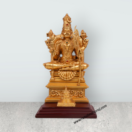 Kamatchi Amman Statue - 8 x 4.5 Inches | Kamatchi Amman Silai/ Kamakshi Idol for Pooja - Retail Maharaj