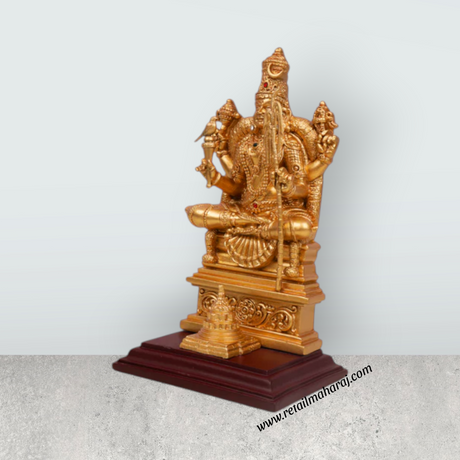 Kamatchi Amman Statue - 8 x 4.5 Inches | Kamatchi Amman Silai/ Kamakshi Idol for Pooja - Retail Maharaj
