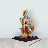 Lakshmi Idol - 8 x 5.5 Inches | Resin Statue/ Laxmi Idol/ Laxmi Murti for Pooja - Retail Maharaj