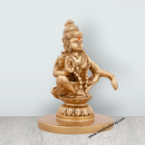 Ayyappan Statue - 2.5 x 1.75 Inches | Resin Statue/ Ayyappa Idol/ Ayyappan Vigraham for Pooja - Retail Maharaj
