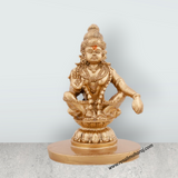 Ayyappan Statue - 2.5 x 1.75 Inches | Resin Statue/ Ayyappa Idol/ Ayyappan Vigraham for Pooja - Retail Maharaj