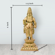 Agathiyar Statue Standing On Base - 6 x 2.25 Inches | Resin Statue/ Agathiyar Idol for Home Decor - Retail Maharaj