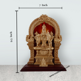 Kamatchi Amman Statue - 9.5 x 7 Inches | Kamatchi Amman Silai/ Kamakshi Idol for Pooja - Retail Maharaj