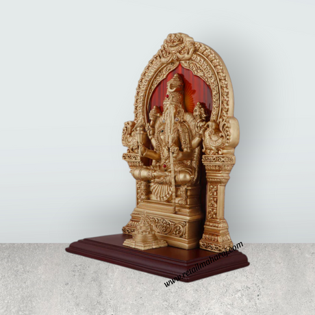 Kamatchi Amman Statue - 9.5 x 7 Inches | Kamatchi Amman Silai/ Kamakshi Idol for Pooja - Retail Maharaj
