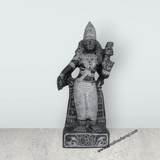 Murugar Valli Deivanai Standing Murti - 1.5 Feet | Black Stone Idol / God Statue / Decor for Pooja & Temple - Retail Maharaj